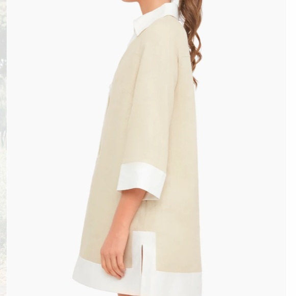 Tuckernuck Tan and White Mini Dress - Picture 3 of 10